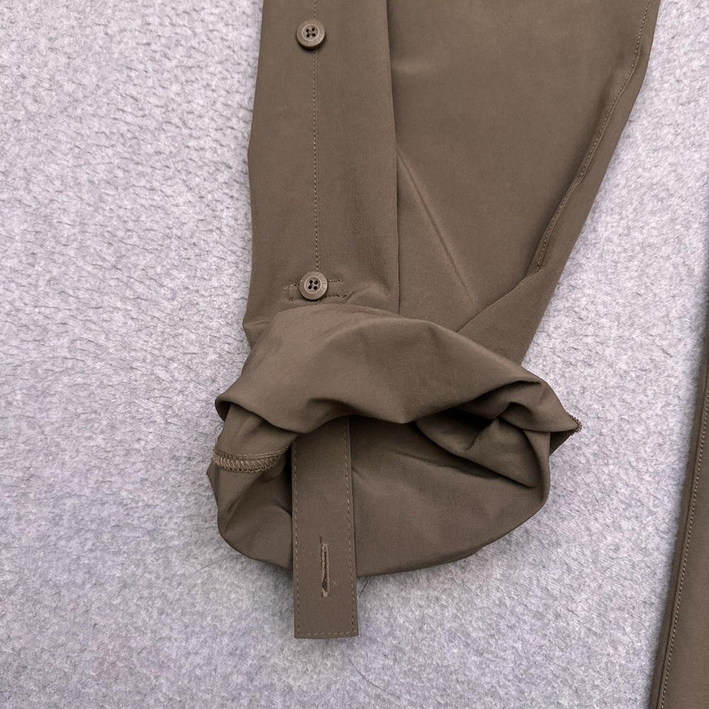 Eddie Bauer Travex Adventure Roll-Up Pants‎ Women's 10 Brown Mid-Rise Hiking - Picture 8 of 10